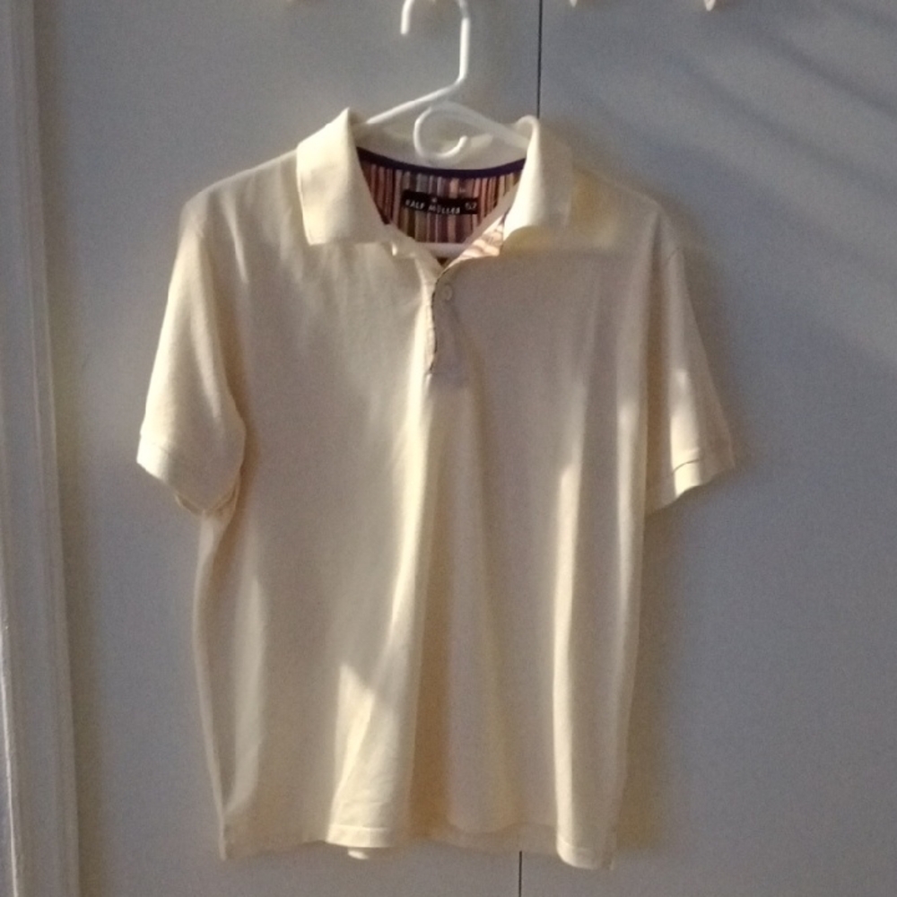 Classic Cream Polo Shirt for Men